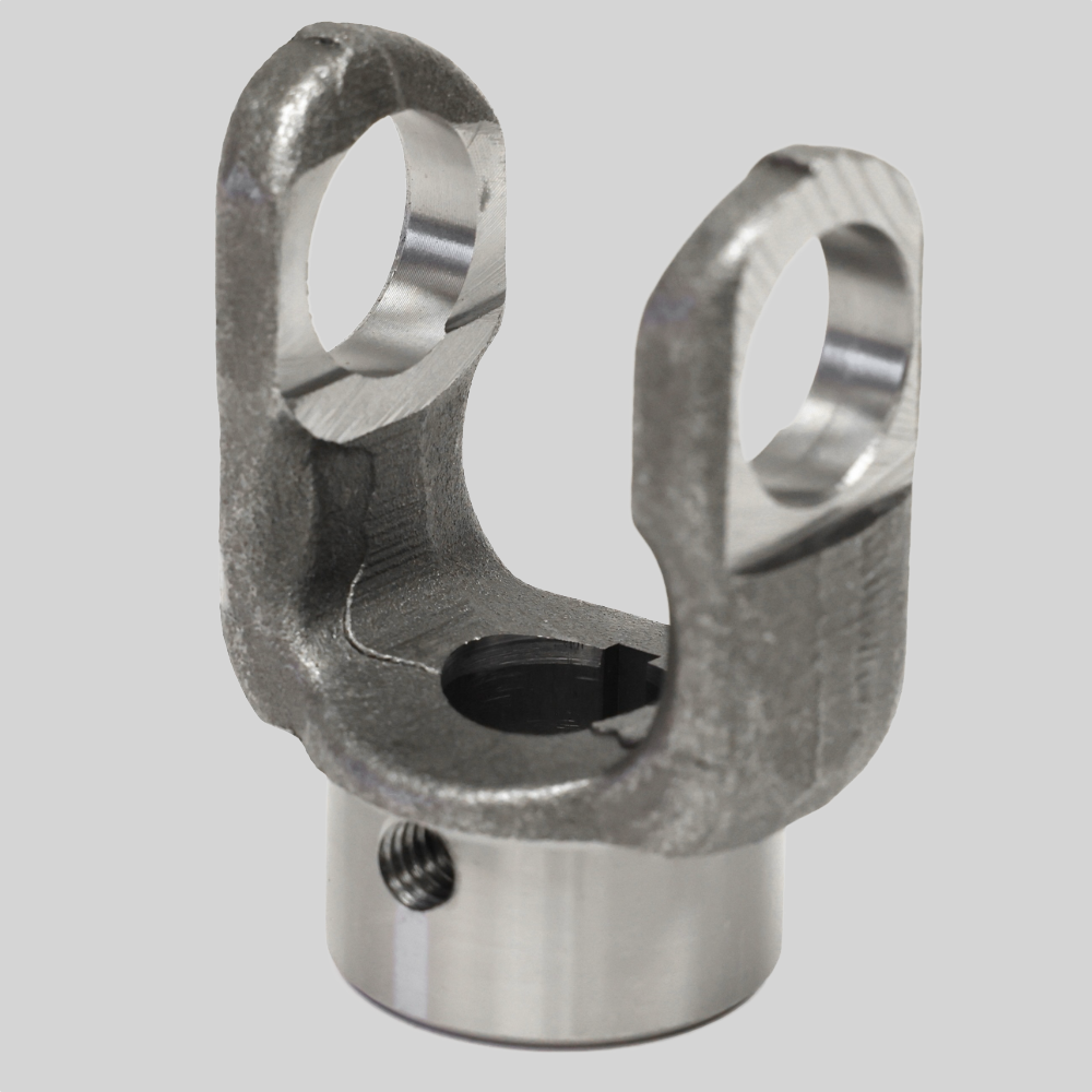 10-4-33 End Yoke Round Bore 1000 Series 0.812 Bore w/0.188 keyway 1.625 Hub Dia