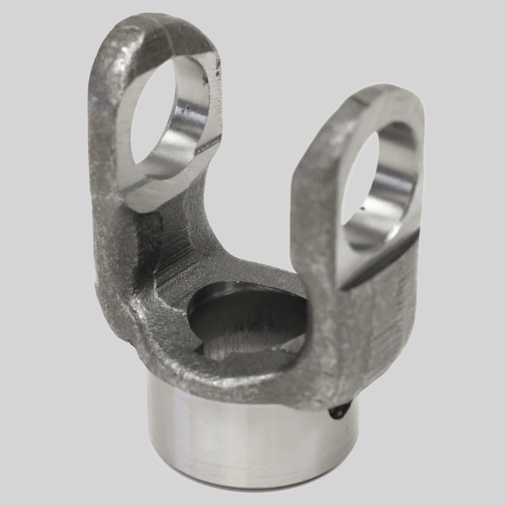 10-4-573 End Yoke Round Bore 1000 Series 1.000 Bore 0.250 keyway 1.625 hub diam