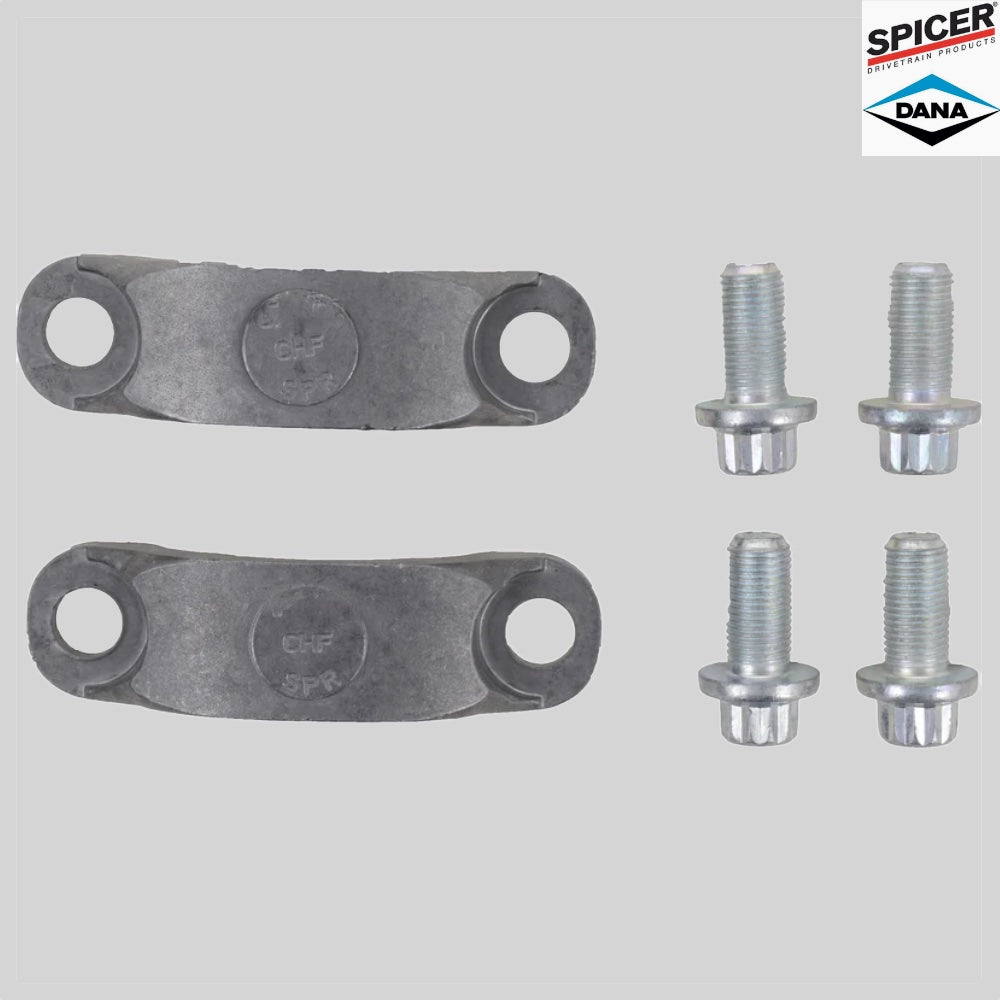 SPICER 140-70-18X Cap & Bolt Assembly Straps SPL140 U-Joints 3.000" C/L to C/L