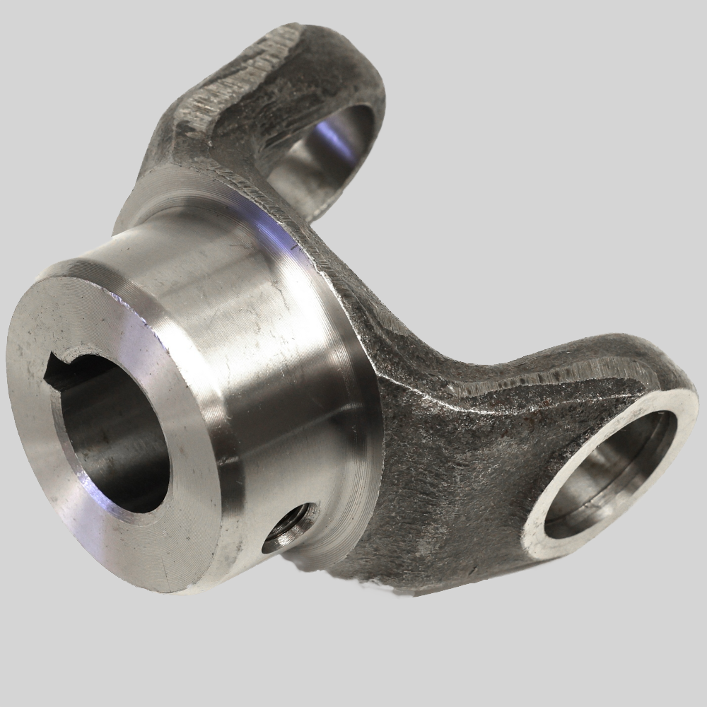 2-4-2993 Driveshaft Round Bore End Yoke 1310 Series 1.000" x 0.250" Spline