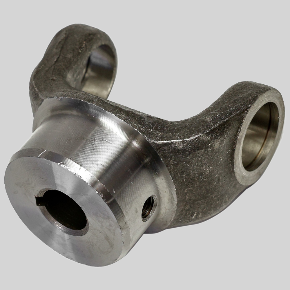 2-4-433 Driveshaft End Yoke Round Bore 1310 Series 0.750" Bore w/0.188 Keyway