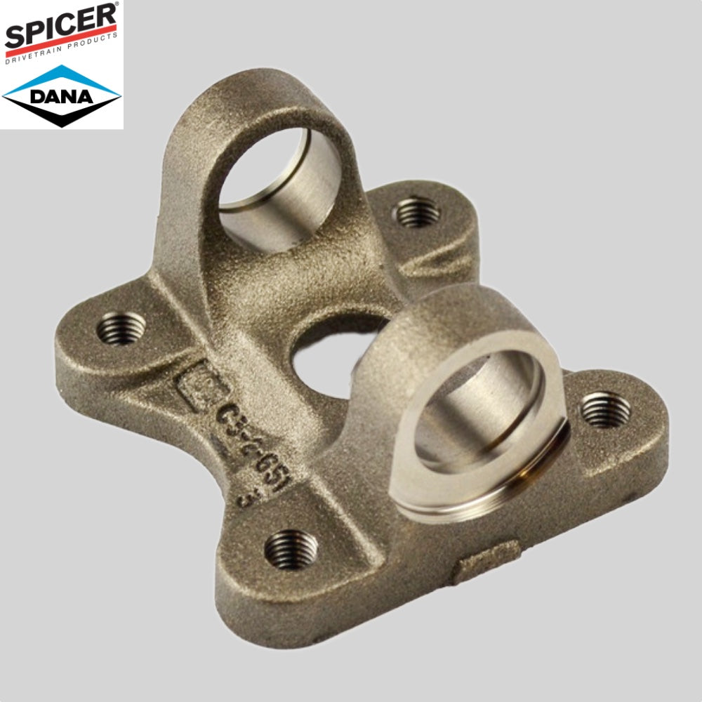 Spicer 1350 Series Flange Yoke - 3-2-1619, Pilot 2F, 4.250 BC, XY 3.005, C3-2-651 - Made In USA