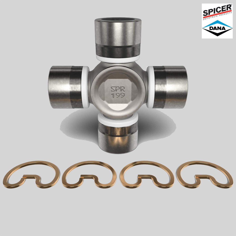 5-1350X USA Made DANA Spicer 1350 SPL30 U-Joint 3.625 x 1.188 OSR Life Series