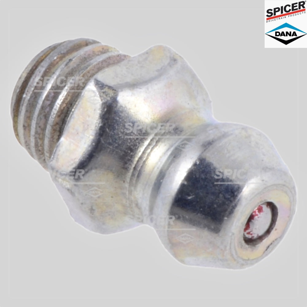 DANA Spicer 500174-1 Grease Fitting 0.250-28 Thread 0.540" Length 0.312" Hex