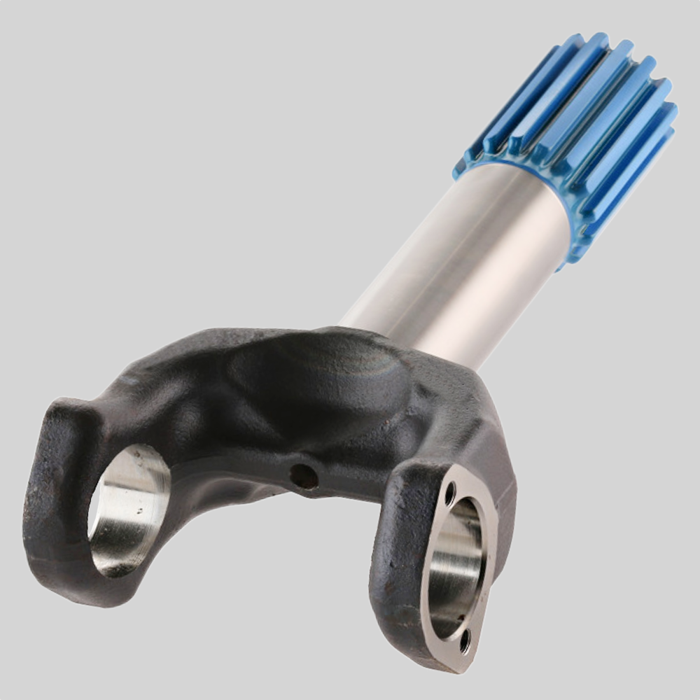 6-82-10197 Yoke Shaft 1710 Series 2.500 x 16 spline. 10.098" Centerline to end