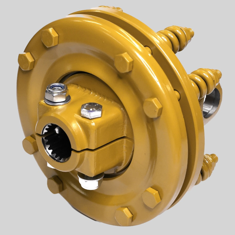 PTO Agric Friction Clutch 30.2mmx92mm 1200Nm 21 splines 34.9mm,1 3/8" H-155mm