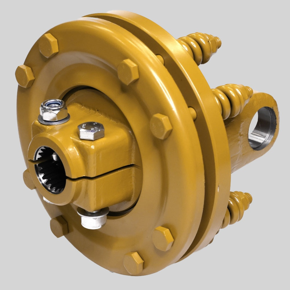 PTO Agric Friction Clutch 34.9mmx106.5mm 1200Nm 21 splines 34.9mm,1 3/8" H-169mm