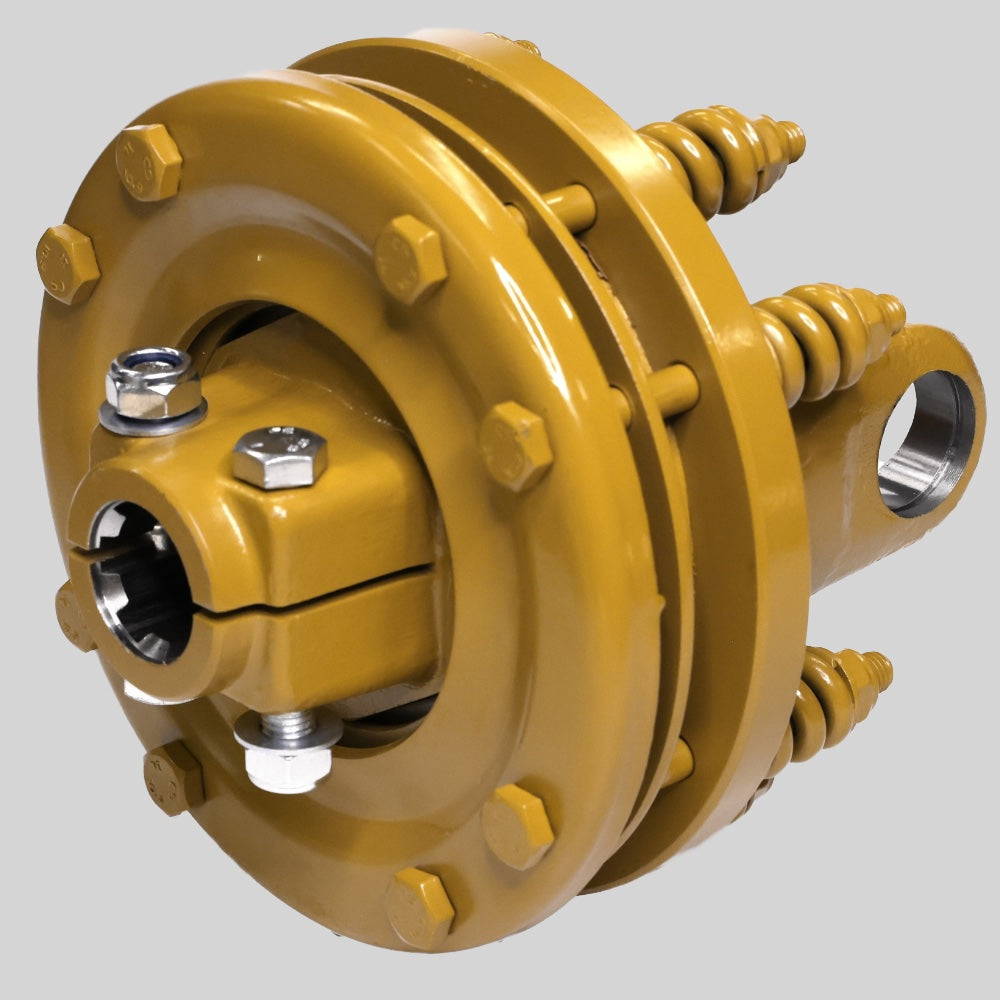 PTO Agric Friction Clutch 34.9mmx106.5mm 2500Nm 6 splines 34.9mm,1 3/8" H-182mm