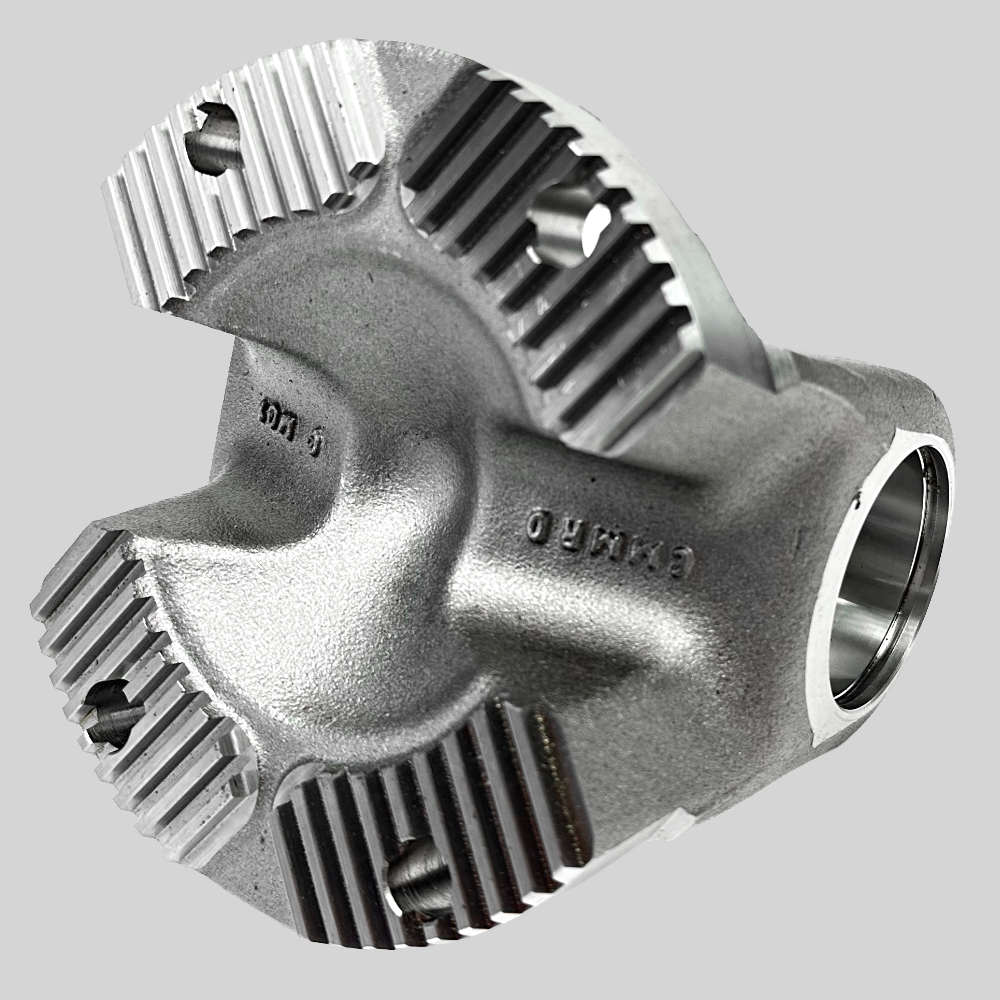 Merc 53 Series Driveshaft Serrated Flange Yoke 4 Holes 5.990" OD KV Pilot