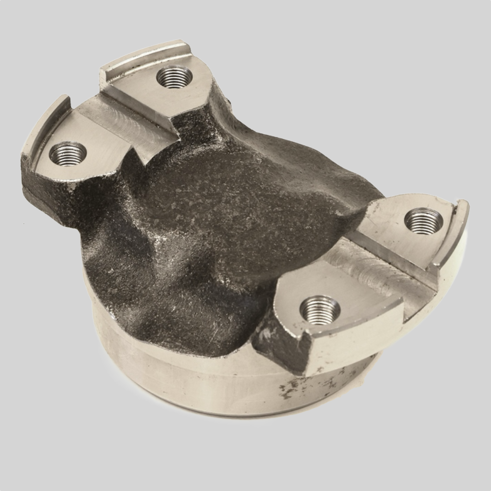 5C Series Mechanical Weld Yoke 3.500 x .083 Tube 3/8-24UNF Holes Threaded