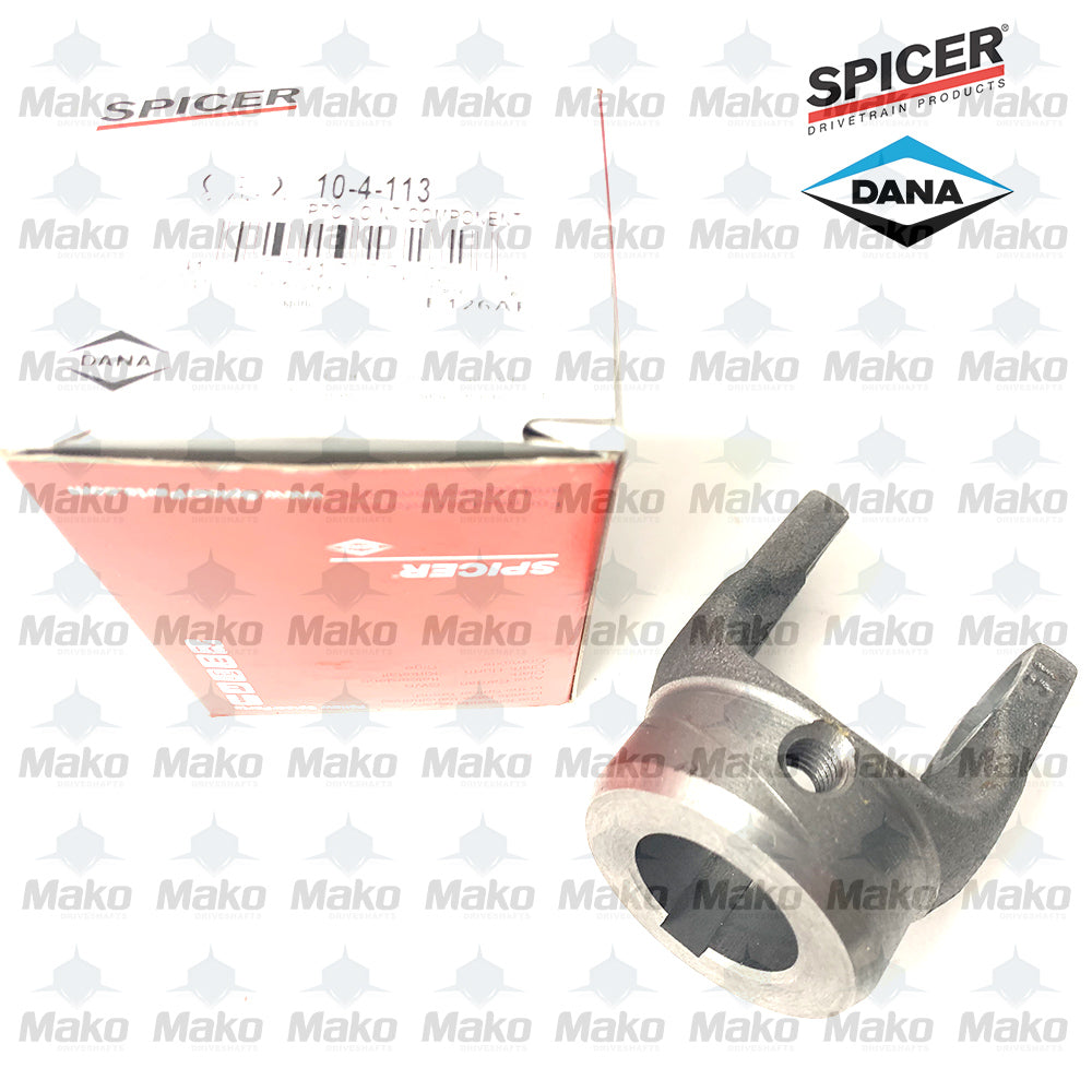 10-4-113 SPICER Power Take Off PTO End Yoke 1000 1.125 Bore 0.312 Keyway 2"Hub