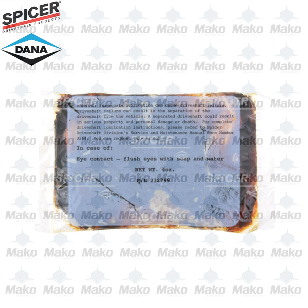 Spicer 232799 Multi Purpose Grease packet Ultra-Duty EPS Lubricant Lithograph