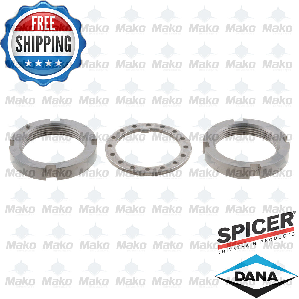 Spicer 28068X Spindle Self Locking Nut Kit GM 8.5" 30 & 44 Series - Made in USA