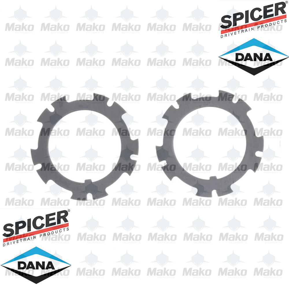 Two x Spicer 30637 Spindle Nut Retainers Rear Hub Dana 60 Axle 1.830" Inside Dia