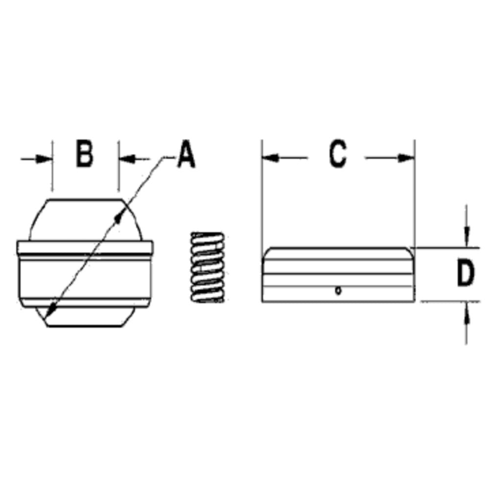 1310 DOUBLE CARDAN CV BALL SEAT REPAIR KIT with ball 404-0 ,7-0081, 612