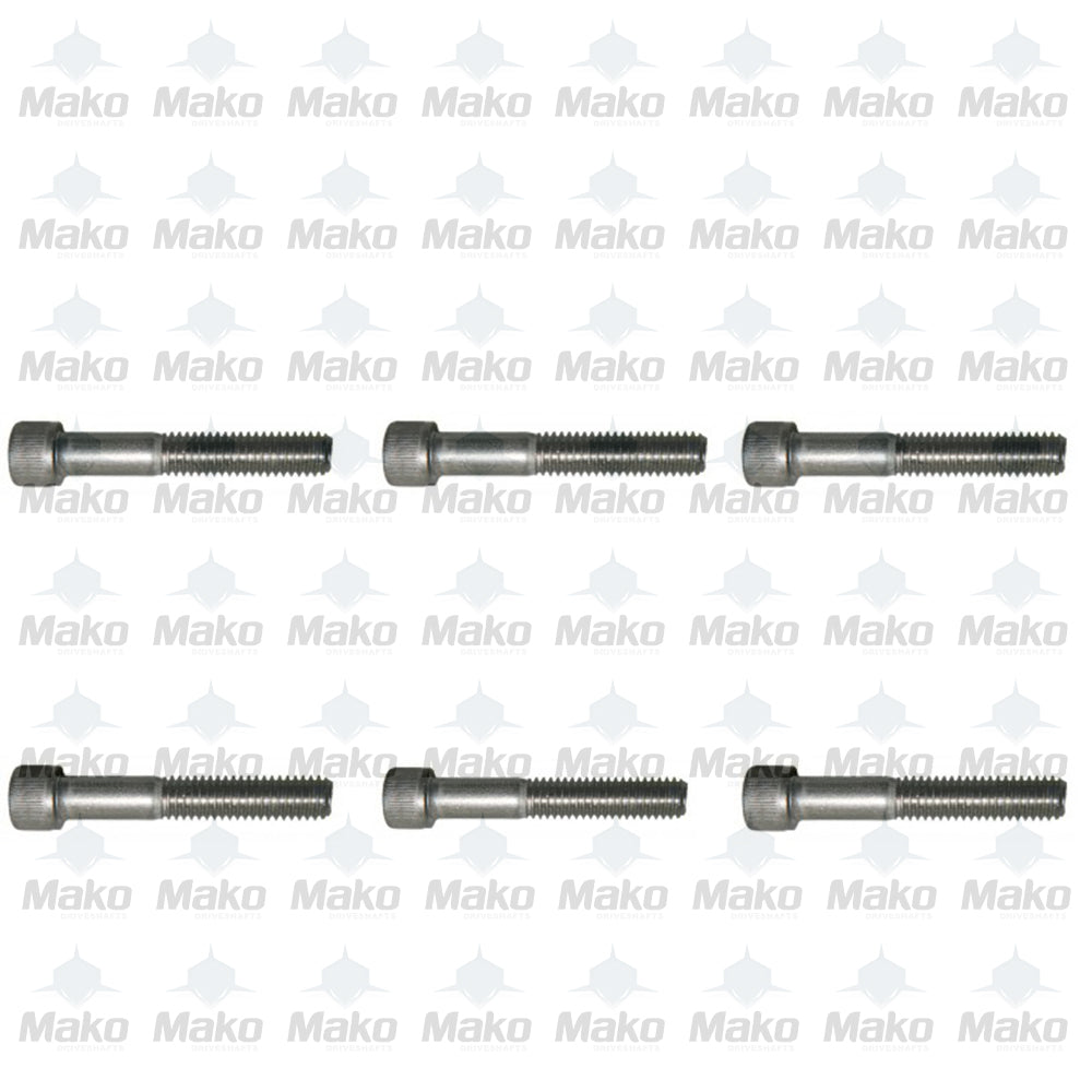 6 x High Tensile Driveshaft CV Joint bolts 60mm (2.362”) fits Ford, Jeep, Dodge