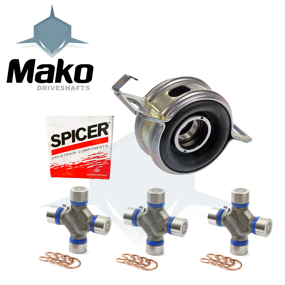 Driveshaft Center Bearing & SPICER U-Joints for Toyota Tacoma 3x 5-213X+934-401