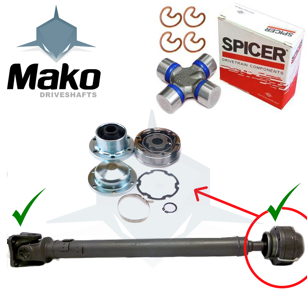 SPICER U-JOINT 1310 + High Speed CV JOINT for Jeep Liberty Front 4x4 Shaft 08-12