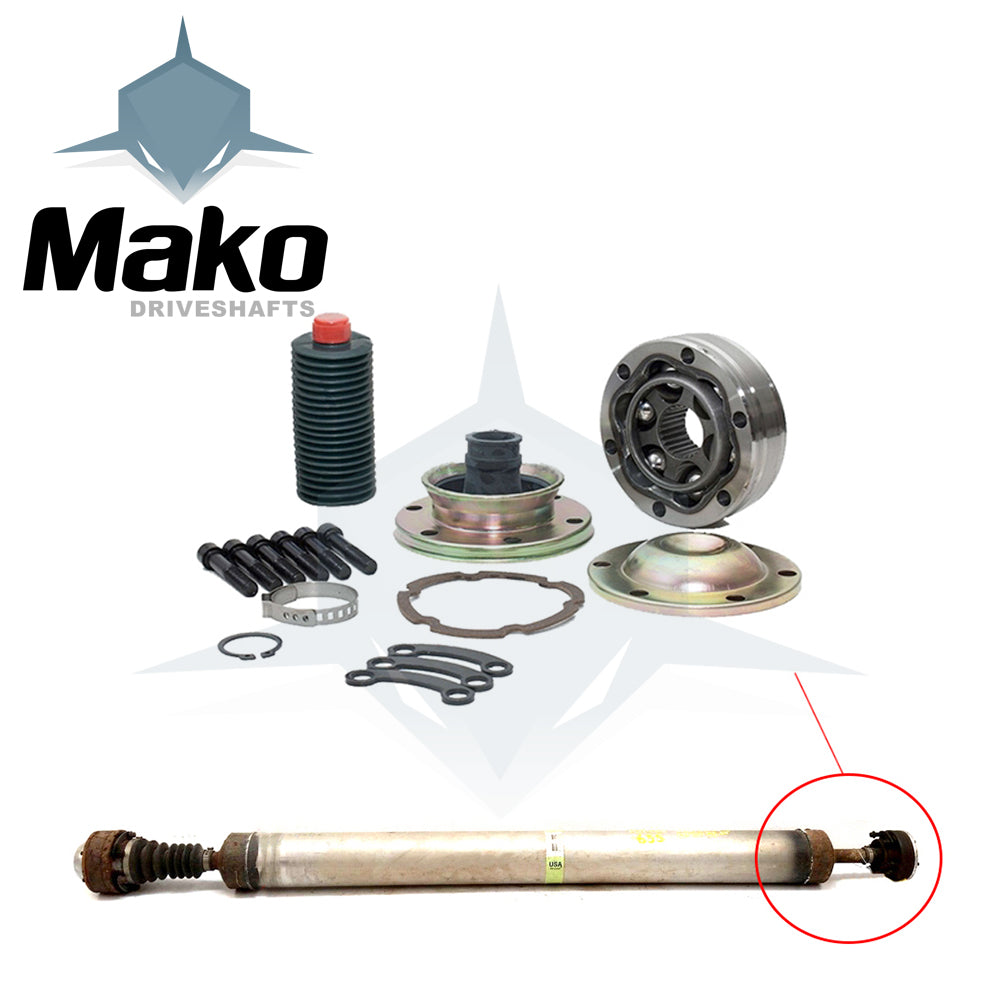 CV Joints - Both Ends Front Driveshaft '01-'05 Pontiac Aztek Hatchback 12560422