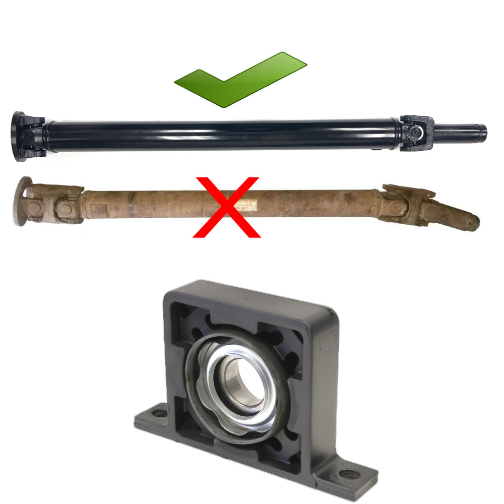 1994-2003 GMC Sonoma 4.3L Auto Rear Shaft CV Eliminator & Premium Center Bearing