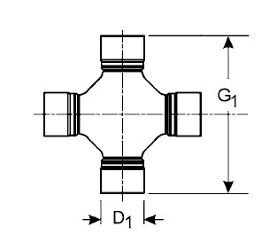 2-3-8431X Driveshaft Trans Slip Yoke 1995-1997 Ford Ranger 1310 RWD Auto Only
