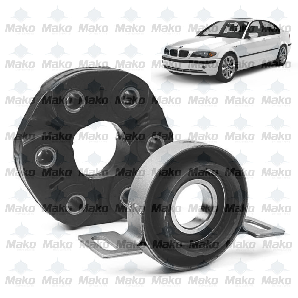 Rear Driveshaft Center Bearing & Rubber Coupling Kit for 1999-2006 BMW 3' E46