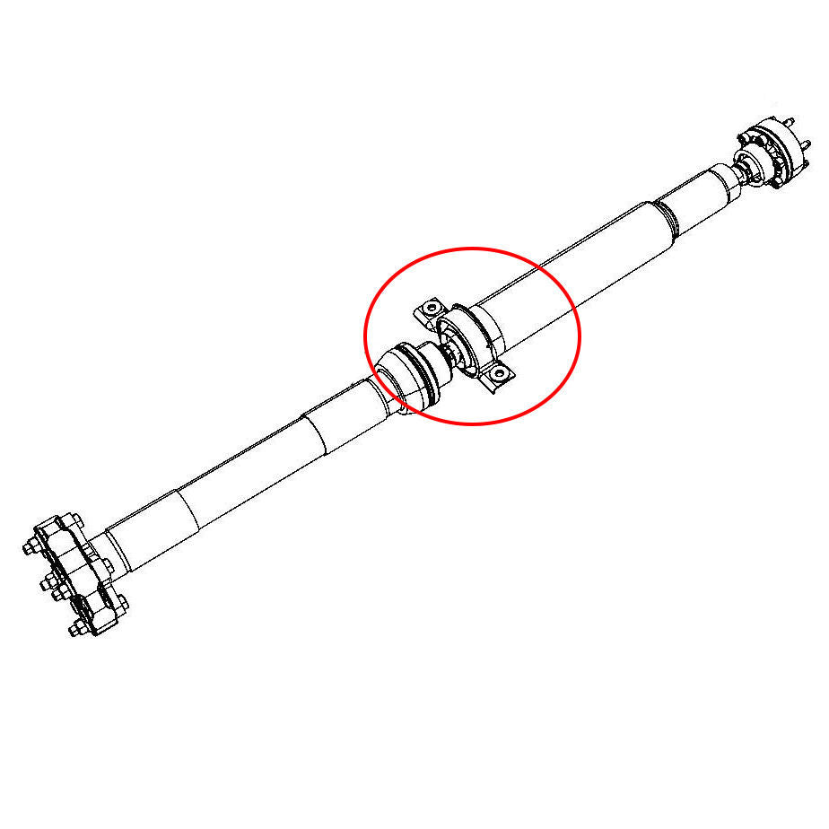 Rear Driveshaft Center Support Carrier Bearing for Jeep Grand Cherokee 2010-2018