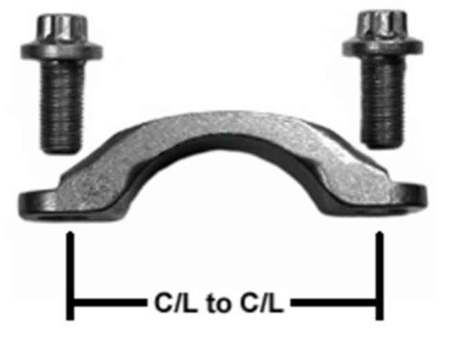 Driveshaft Cap & Bolt Strap Kit 250-70-18X fits Universal joints SPL250