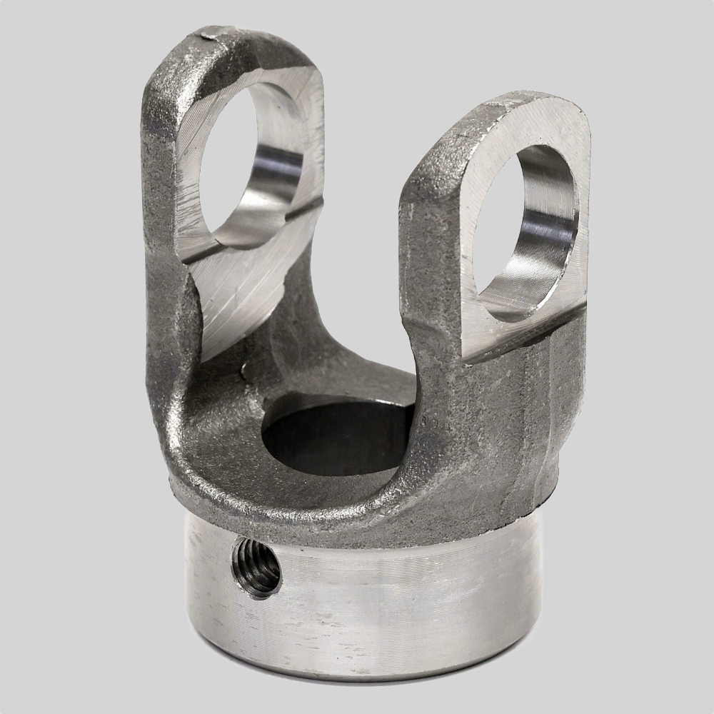 10-4-103 End Yoke Round Bore 1000 Series 1.125" Bore w/0.25" Keyway 2.000" Hub