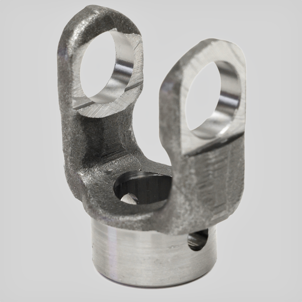 10-4-443 End Yoke Round Bore 1000 Series 1.000 Bore, 0.375 1.625 Hub Diameter