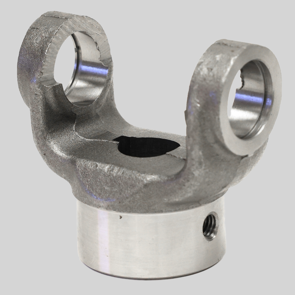2-4-583 Driveshaft End Yoke Round Bore 1310 Series 0.875" Bore w/0.250 Keyway
