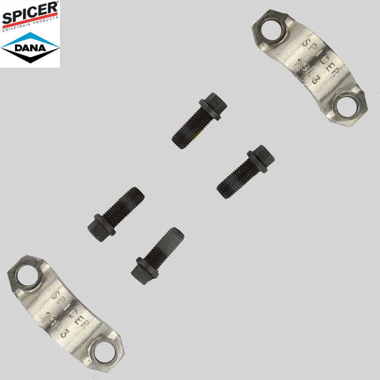 Dana Spicer 3-70-48X Universal Joint Strap Kit 1350 Series with M8 Metric Bolts