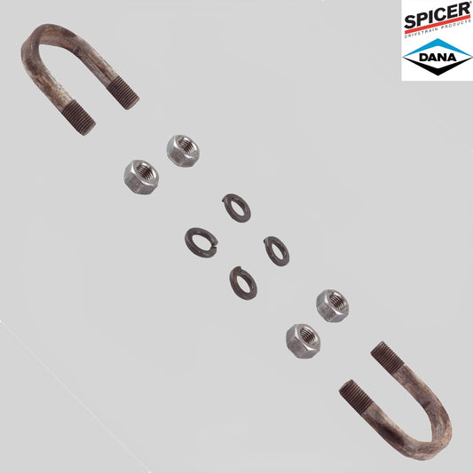 Brand New SPICER U-Bolt Kit Fits Universal Joints 1480 / 1550 series 3-94-28X