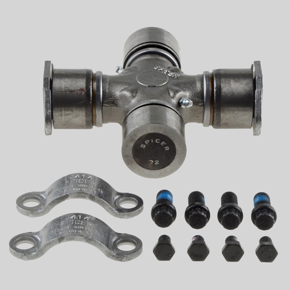 5-675X Greaseable SPICER Universal Joint with Strap Kit for 1710 Combination