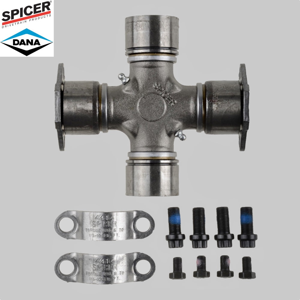 5-675X Greaseable SPICER Universal Joint with Strap Kit for 1710 Combination