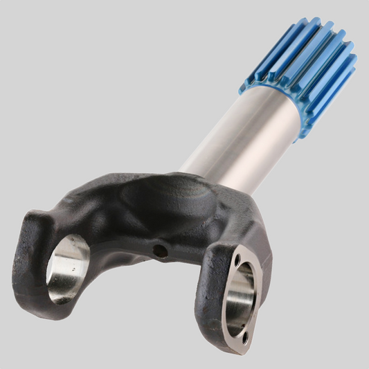 6-82-10197 Yoke Shaft 1710 Series 2.500 x 16 spline. 10.098" Centerline to end