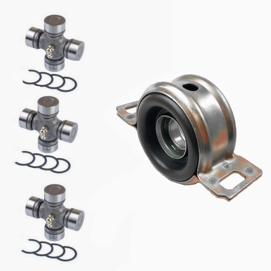 Fits TOYOTA TACOMA 95-04 4WD+2WD Driveshaft U-Joints + Center Bearing Repair kit