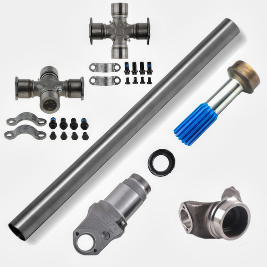 Spicer 1710 Series Driveshaft Kit 4"x.134 Tube, Slip, Spline, Weld, 2 x U-Joints