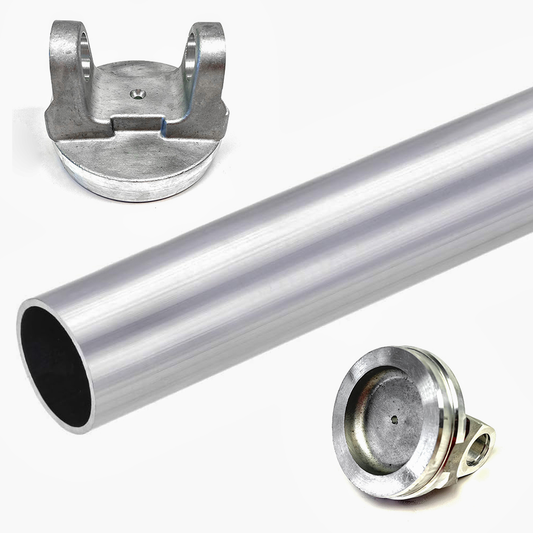 Aluminum Driveshaft Kit 1350 Series 4.6"x.120" - 80" Length Tube + 2x Weld Yokes