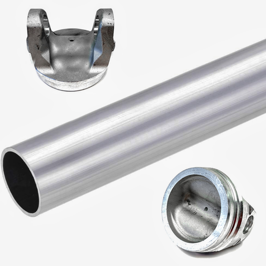 Aluminum Driveshaft Kit 1410 Series 4.6"x.120" - 80" Length Tube + 2x Weld Yokes