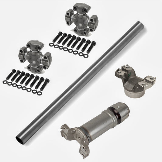 Driveshaft Kit 7C Series 3.5"x.095" Tube, Slip Joint, Weld + 2 xU-Joints 5-7105X