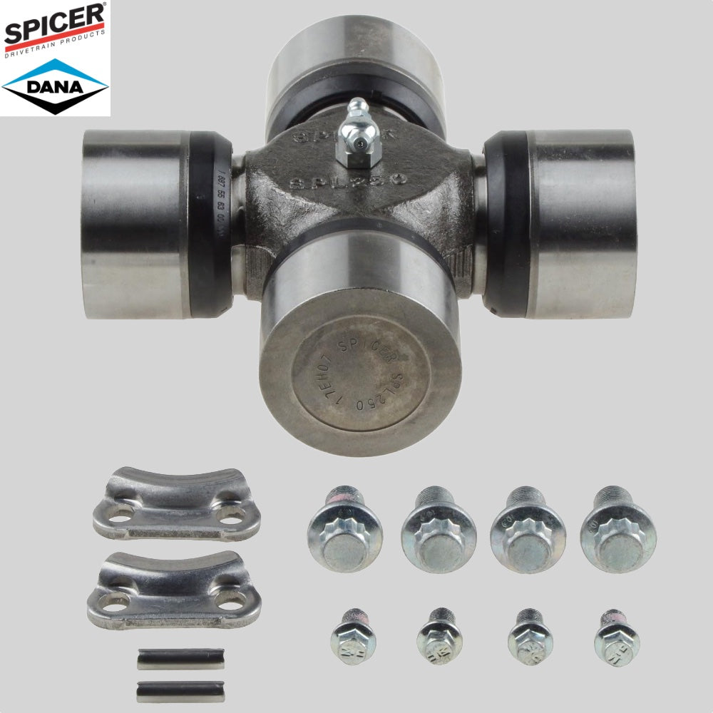 SPL250-3X Spicer Driveshaft U-Joint SPL250 Series SPRTAB Style Greaseable