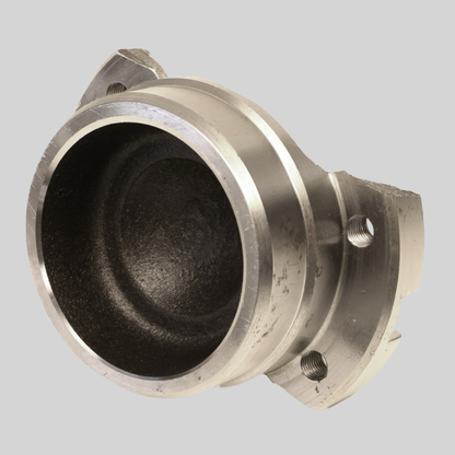 5C Series Mechanical Weld Yoke  3.500 x .083 Tube 3/8-24UNF Holes Threaded