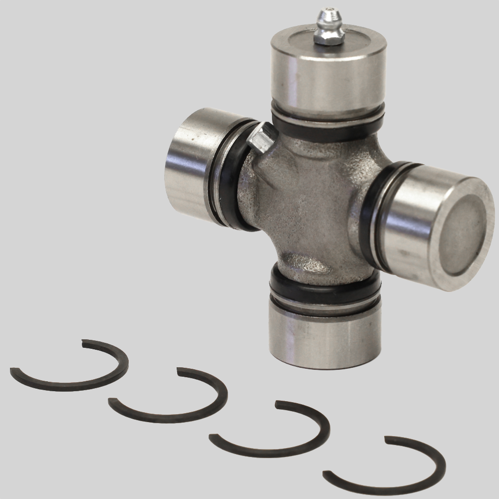 1.098" x 1.995" Staked Replacement Driveshaft Universal Joint Inside Snap Rings
