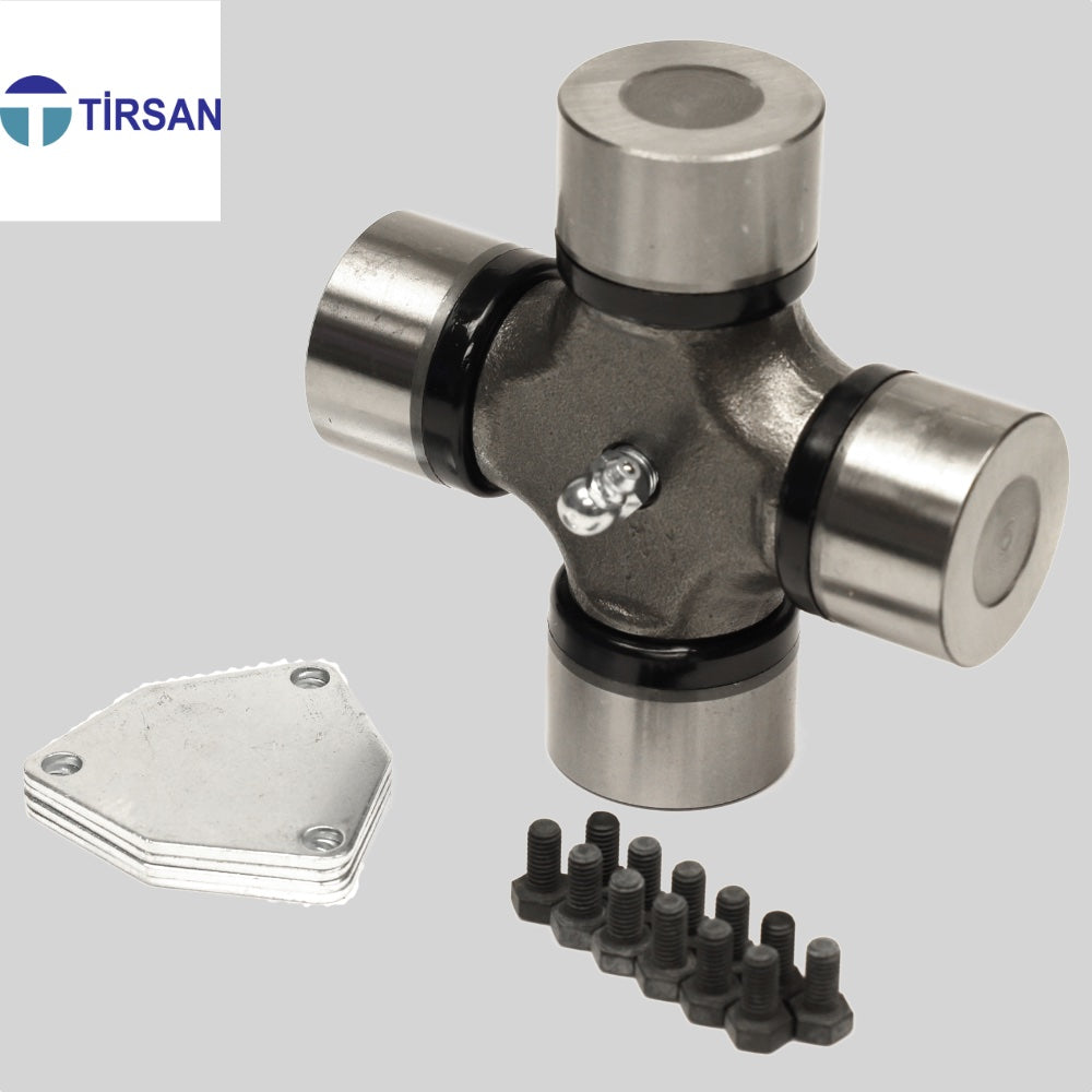 Tirsan Driveshaft 3-Bolt Universal Joint 44mm x 126.2mm for Volvo