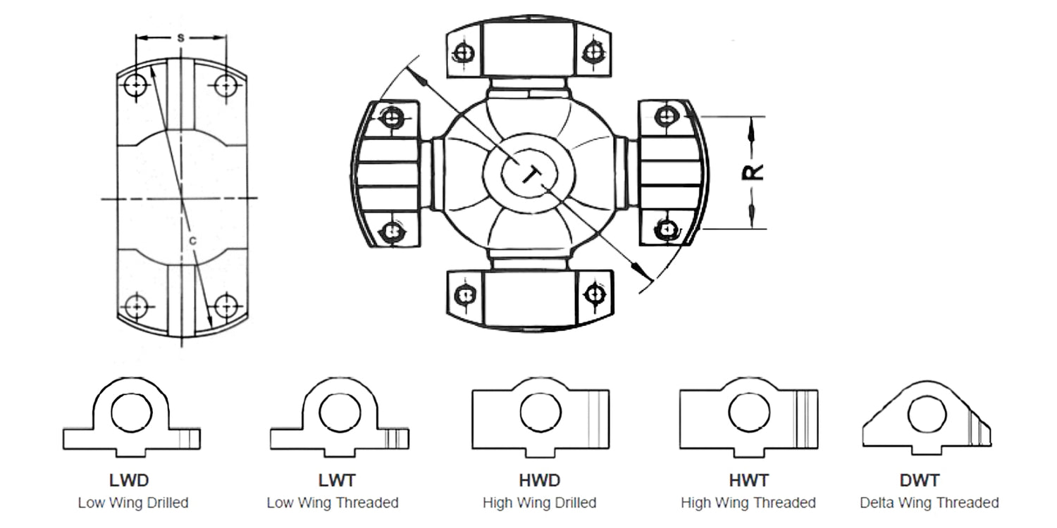 7C Series Mechanical Weld Yoke for Tube Diameter 3.500" x .083" Butt 2 ...