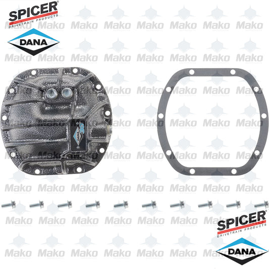 Spicer 10023534 Nodular Iron Differential Cover Axle Model Dana 30 Complete Kit