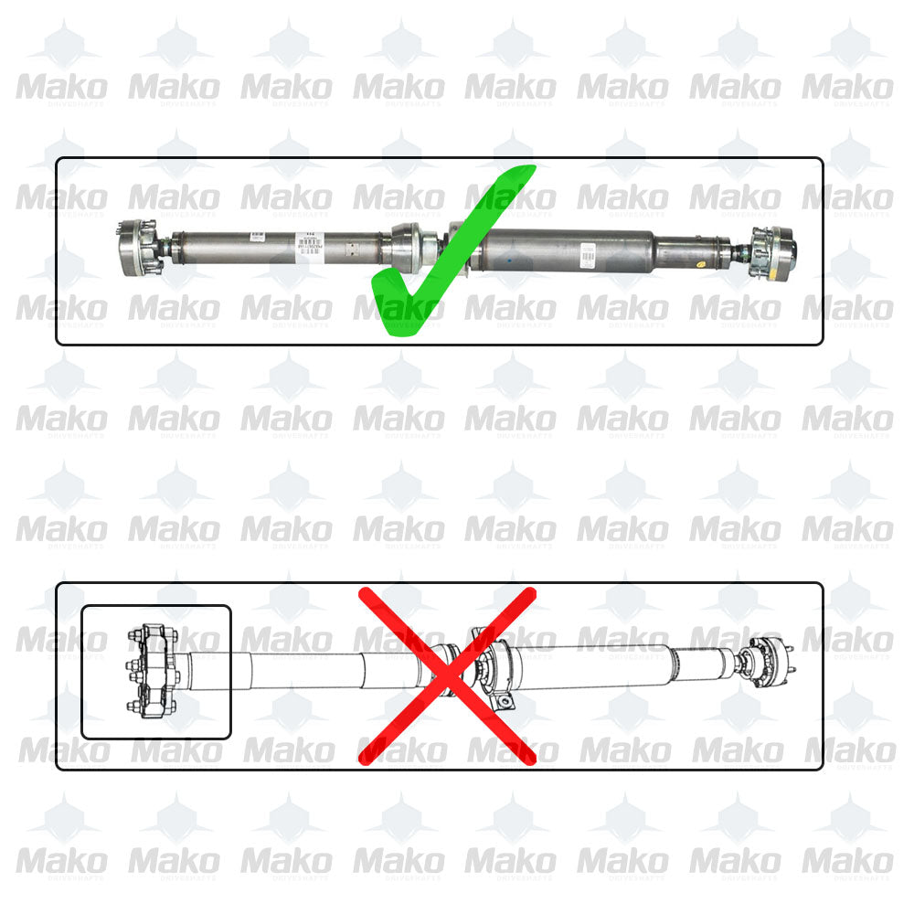 Rear Driveshaft 27 Spline Stub Jeep Grand Cherokee and Dodge Durango 2011-2018