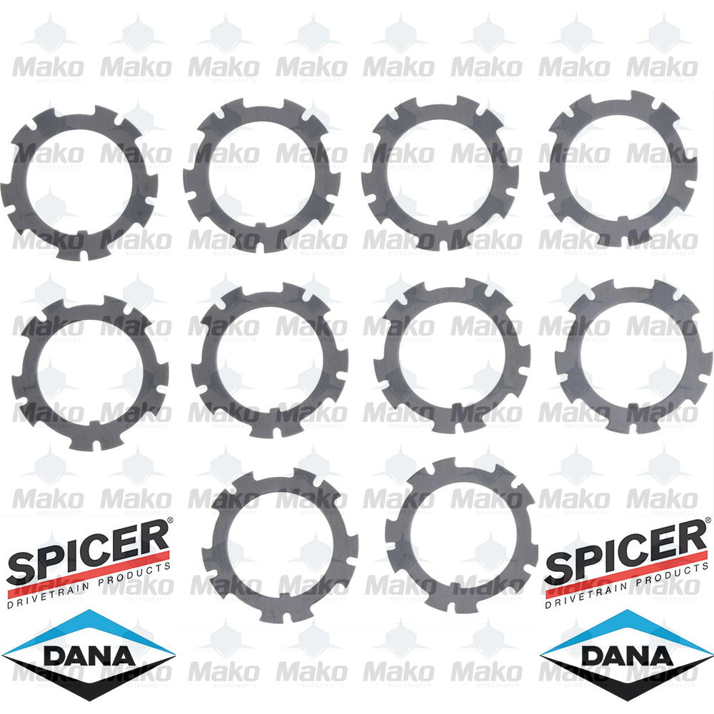 10 x Spicer 30637 Spindle Nut Retainers Rear Hub Dana 60 Axle 1.830