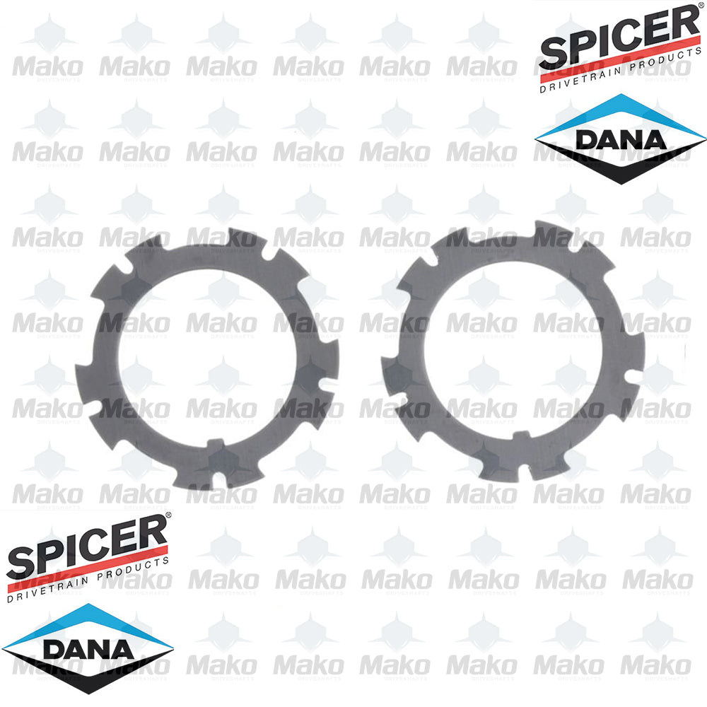 Two X Spicer 30637 Spindle Nut Retainers Rear Hub Dana 60 Axle 1.830 